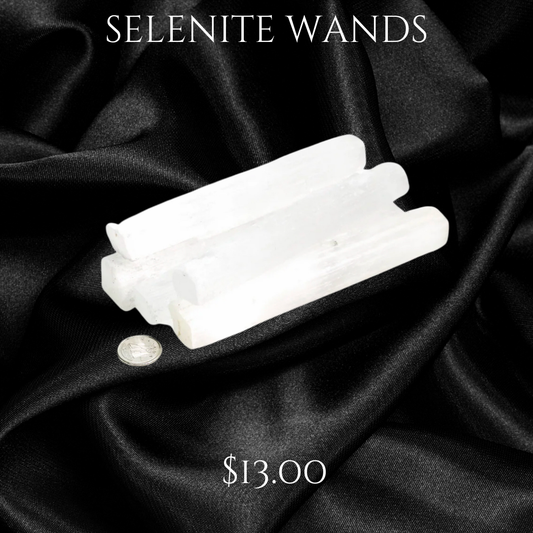 SELENITE WANDS